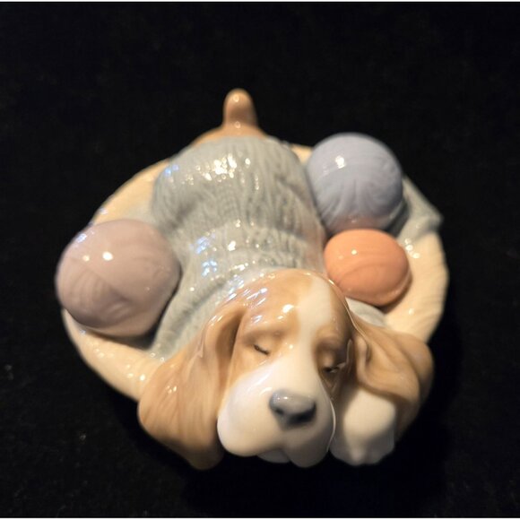 LLADRO Boy With Puppies & Mama Dog Porcelain Figurine Nao, LLADRÓ - Picture 7 of 10